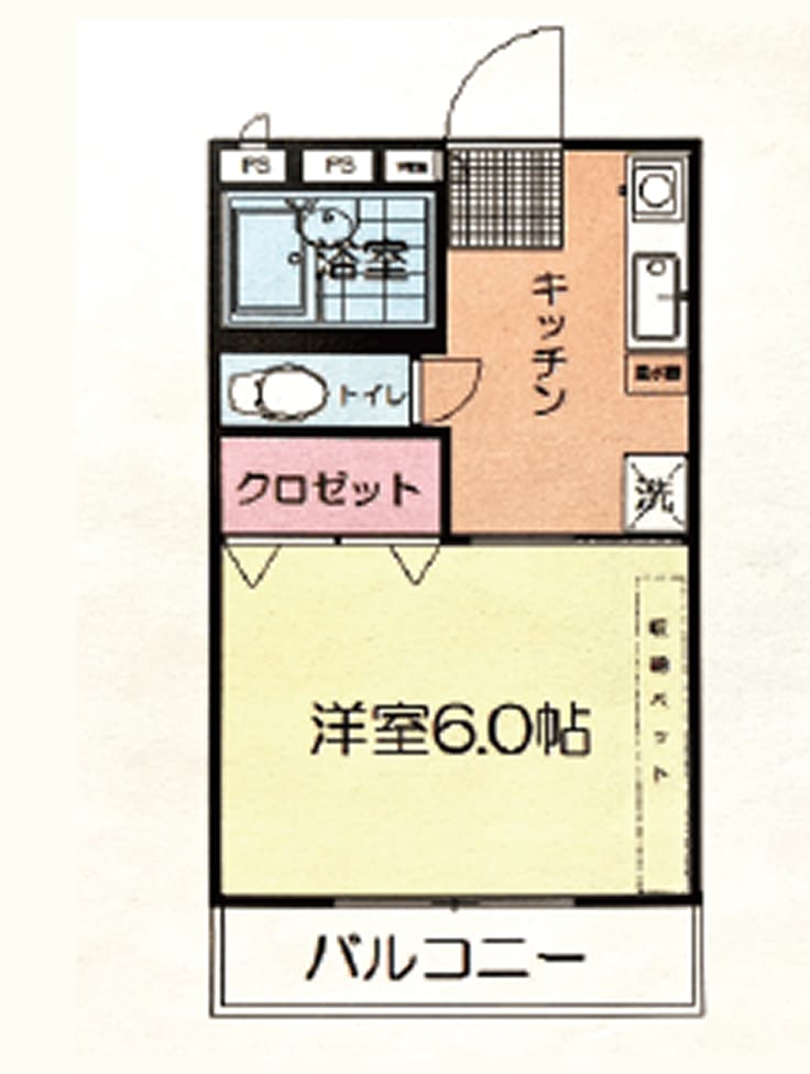 寮・個室平面図